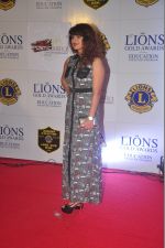 Aashka Goradia at the 21st Lions Gold Awards 2015 in Mumbai on 6th Jan 2015